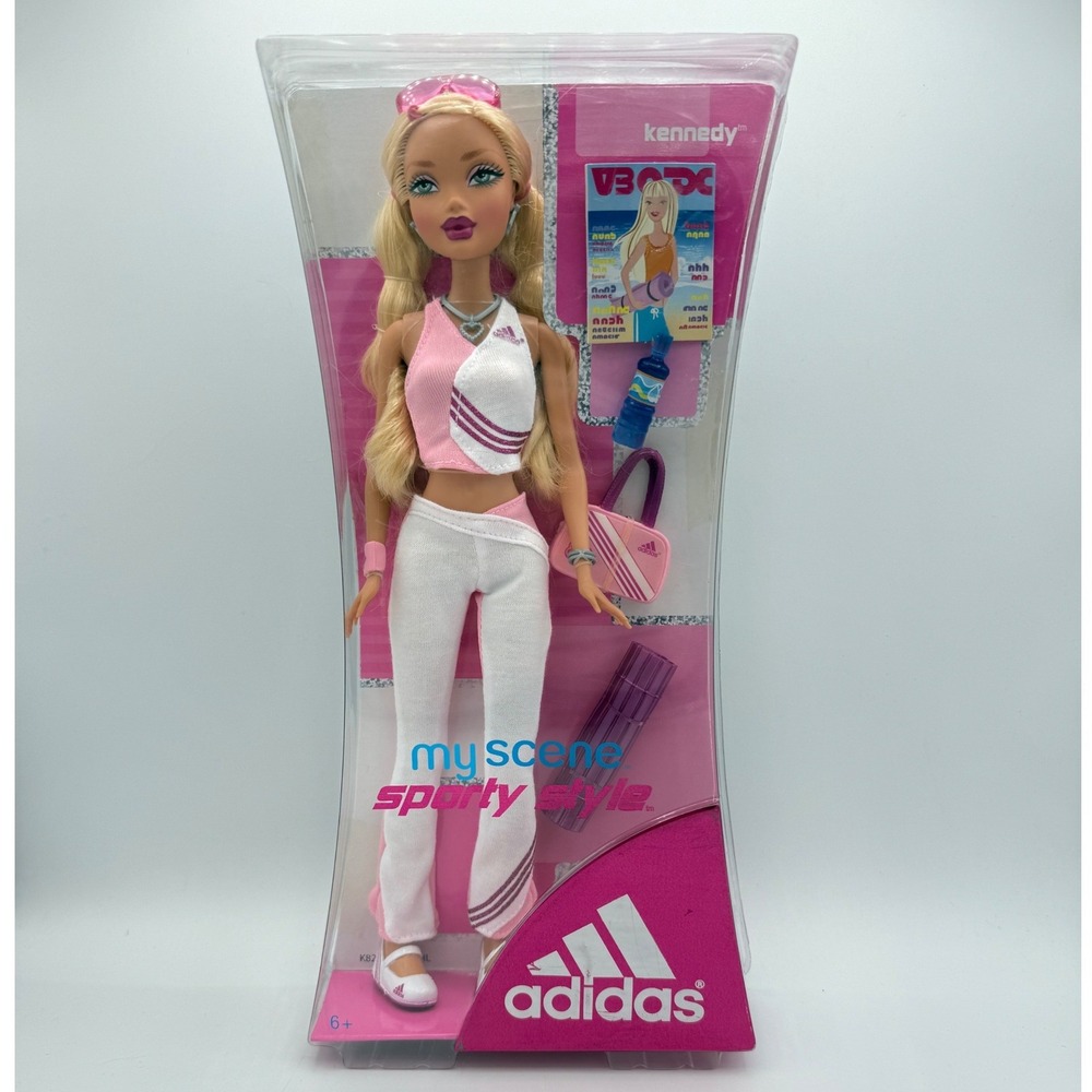 My Scene Barbie Sporty Style Kennedy Adidas‎ Doll NIB Y2K Mattel Sealed